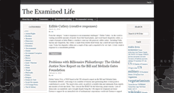 Desktop Screenshot of examined-life.info